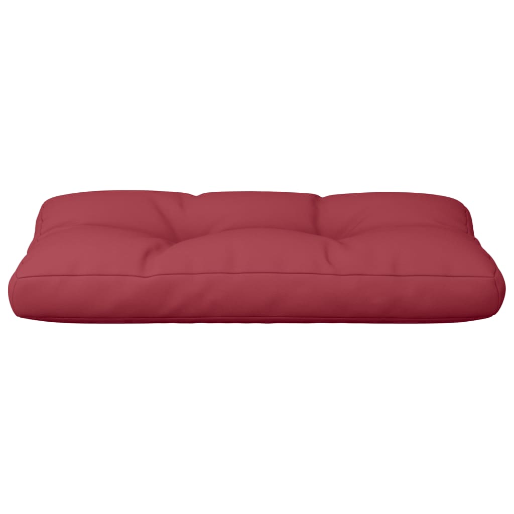 Cuscino per Pallet Rosso Vino 80x40x12 cm in Tessuto | homemem39