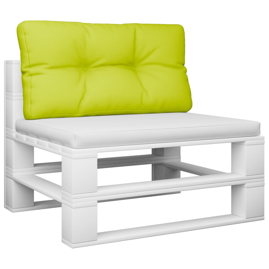 Cuscino per Pallet Verde Brillante 80x40x12 cm in Tessuto | homemem39