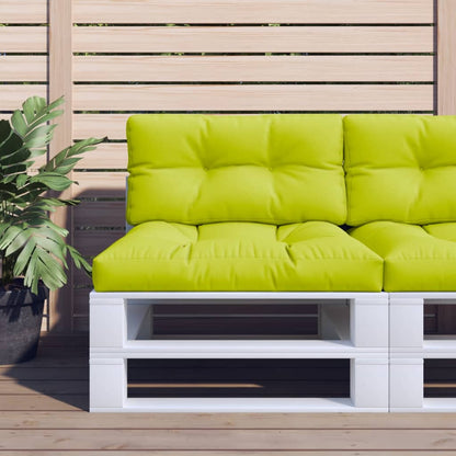 Cuscino per Pallet Verde Brillante 80x40x12 cm in Tessuto | homemem39