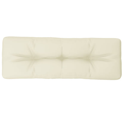 Cuscino per Pallet Crema 120x40x12 cm in Tessuto