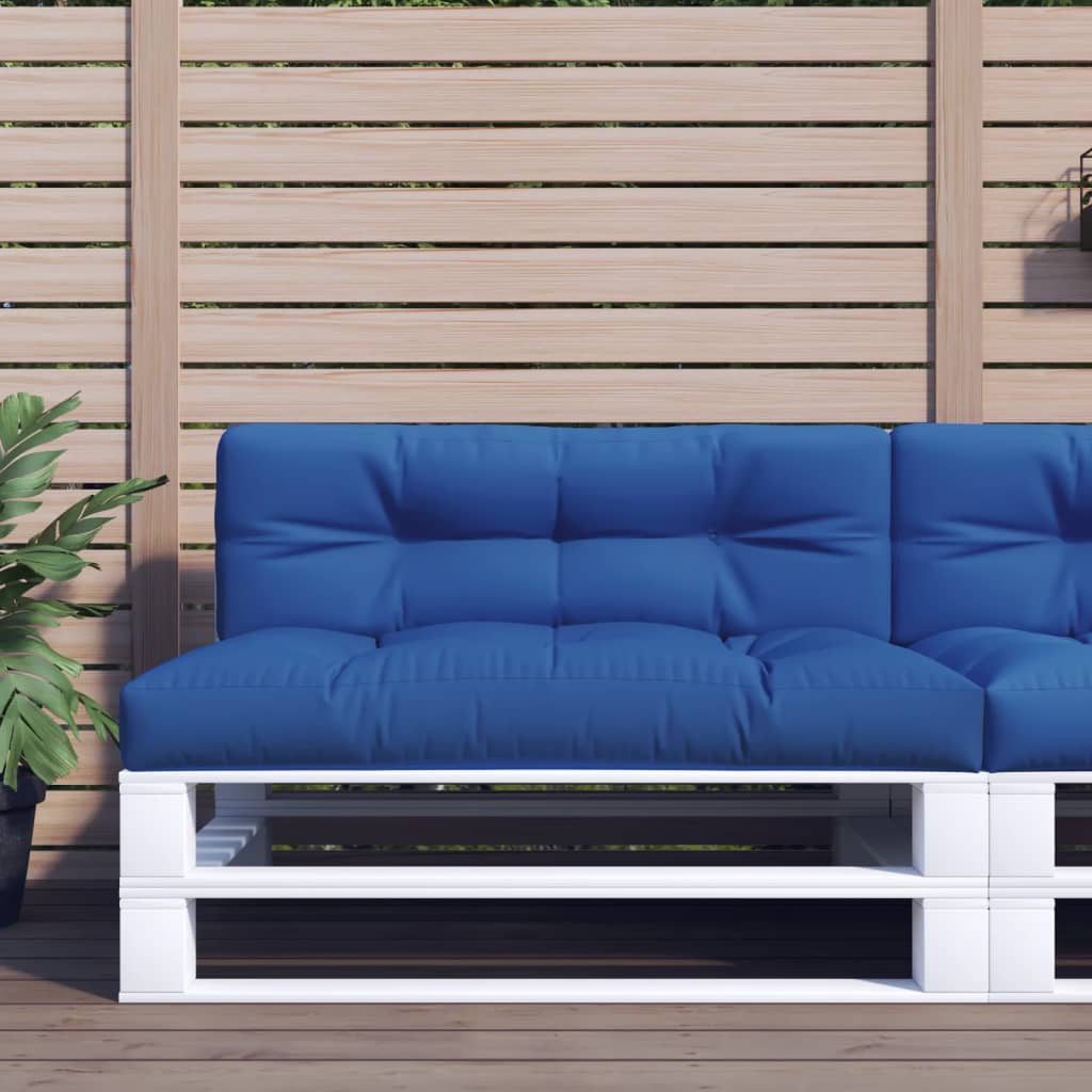 Cuscino per Pallet Blu Reale in Tessuto