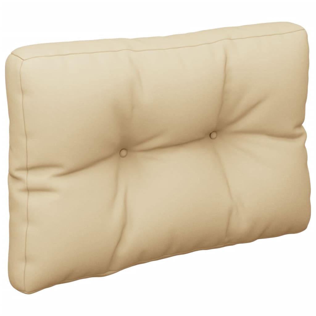 Cuscini per Pallet 2 pz Beige in Tessuto | homemem39