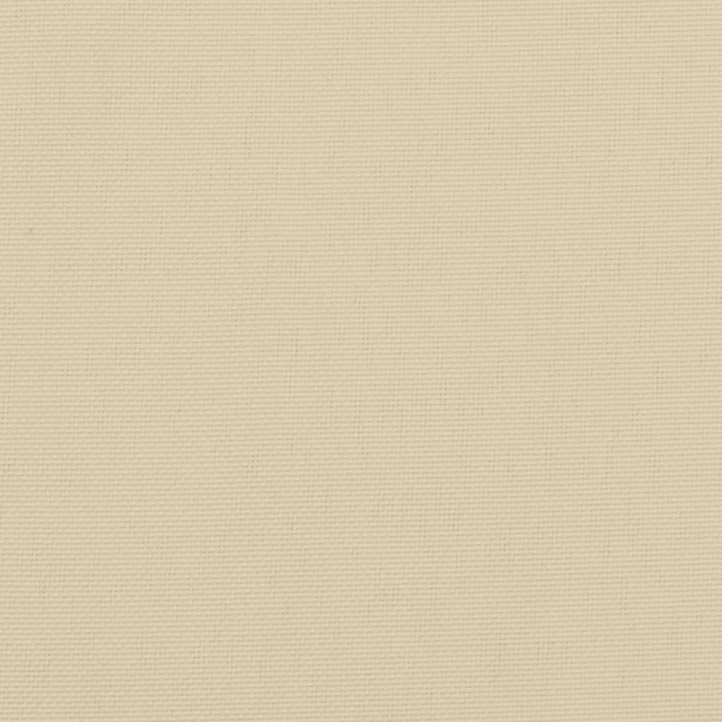 Cuscini per Pallet 2 pz Beige in Tessuto