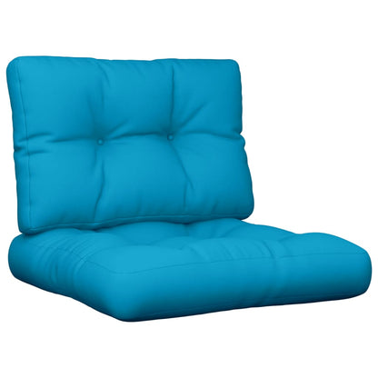 Cuscini per Pallet 2 pz Blu in Tessuto | homemem39