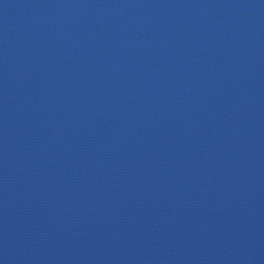Cuscini per Pallet 2 pz Blu Reale in Tessuto