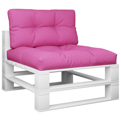 Cuscini per Pallet 2 pz Rosa in Tessuto - homemem39