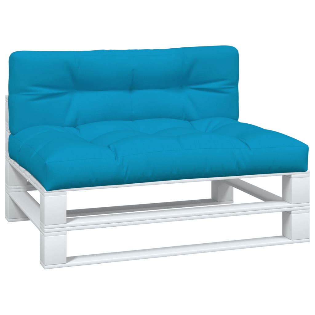 Cuscini per Pallet 2 pz Blu in Tessuto | homemem39