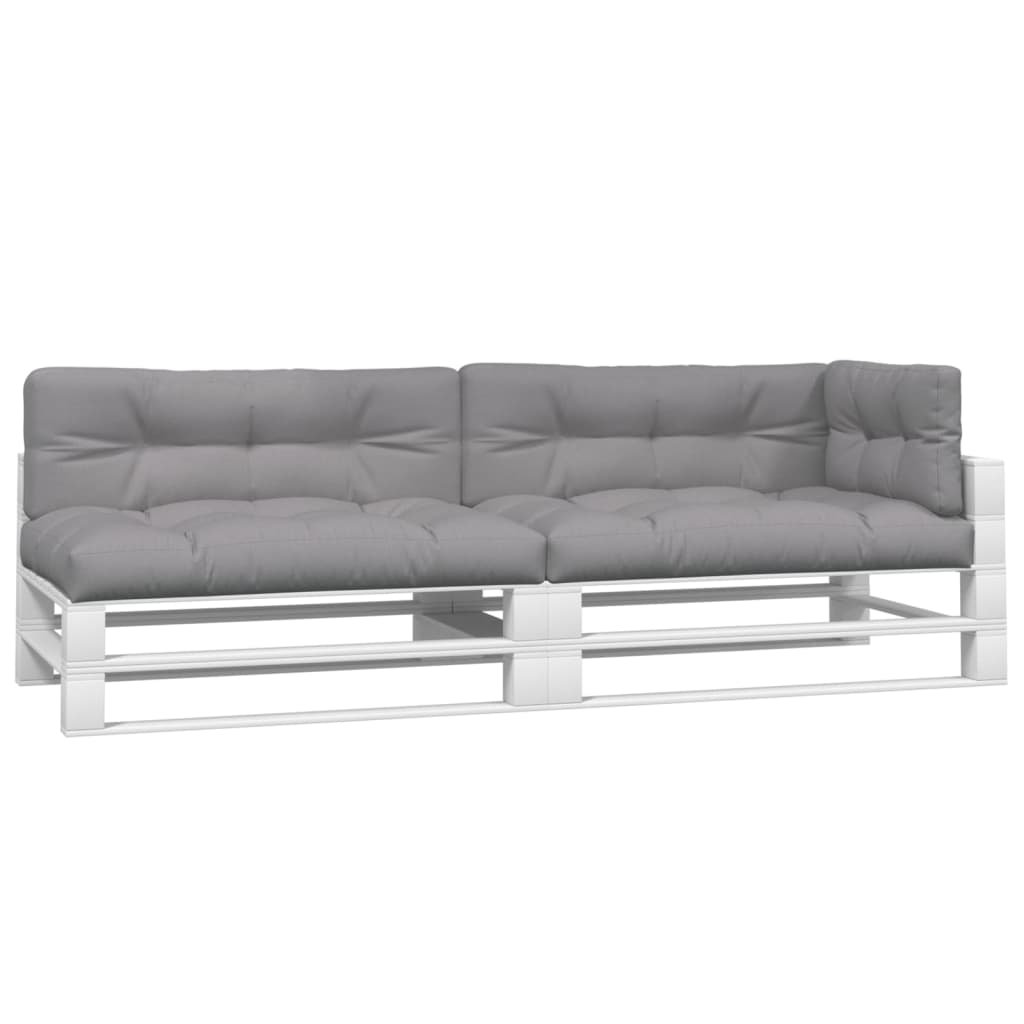 Cuscini per Pallet 5 pz Grigi in Tessuto | homemem39