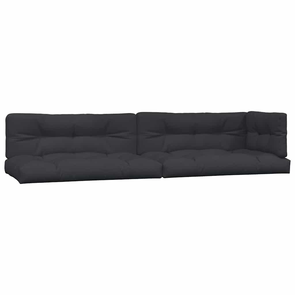 Cuscini per Pallet 5 pz Neri in Tessuto | homemem39