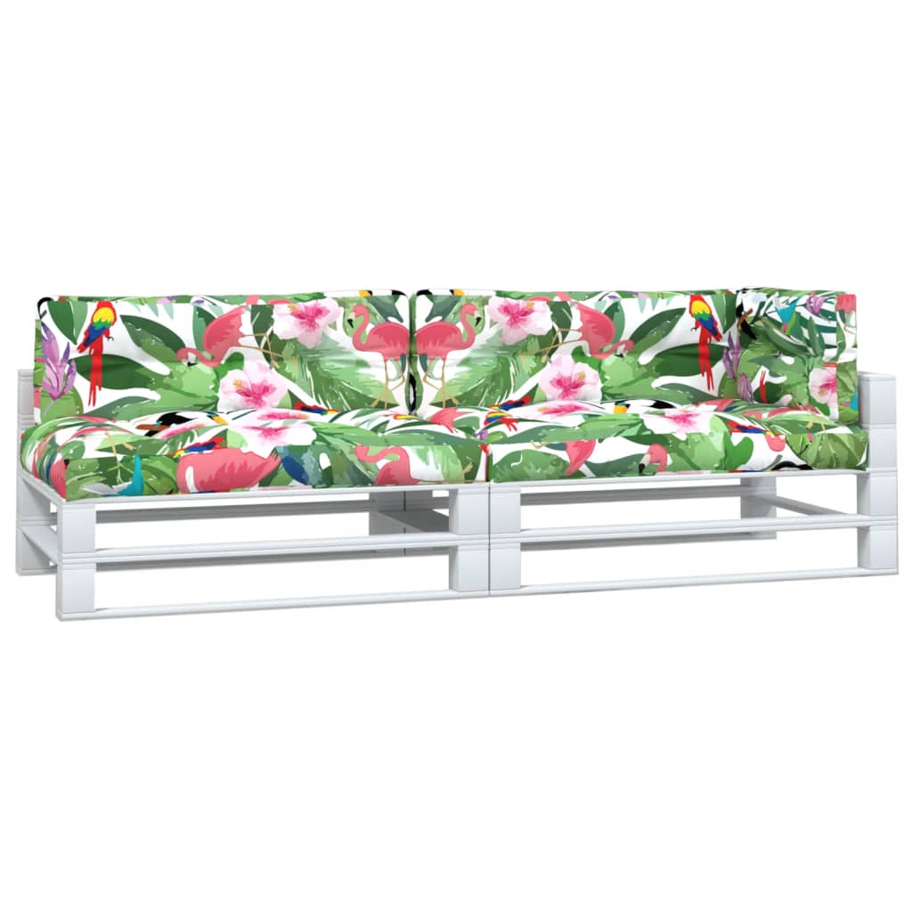 Cuscini per Pallet 5 pz Multicolore in Tessuto - homemem39