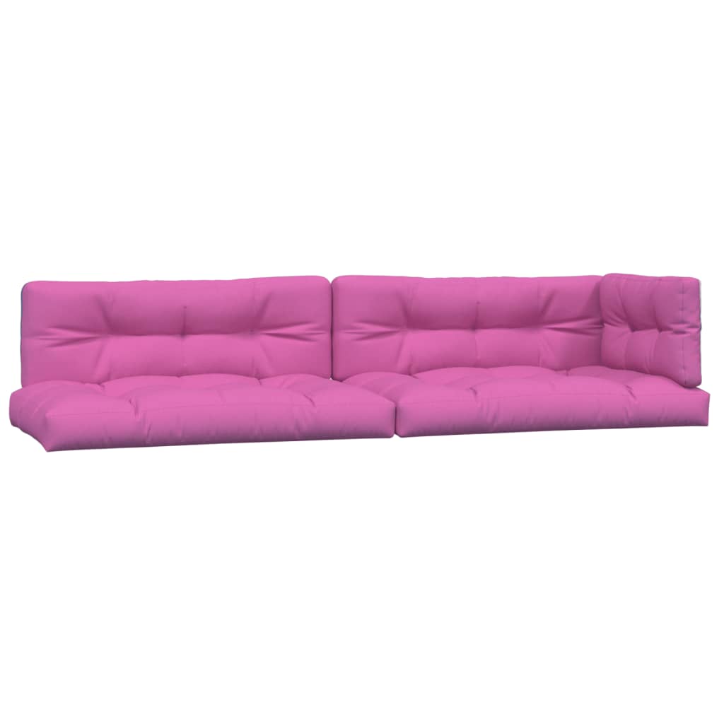 Cuscini per Pallet 5 pz Rosa in Tessuto - homemem39
