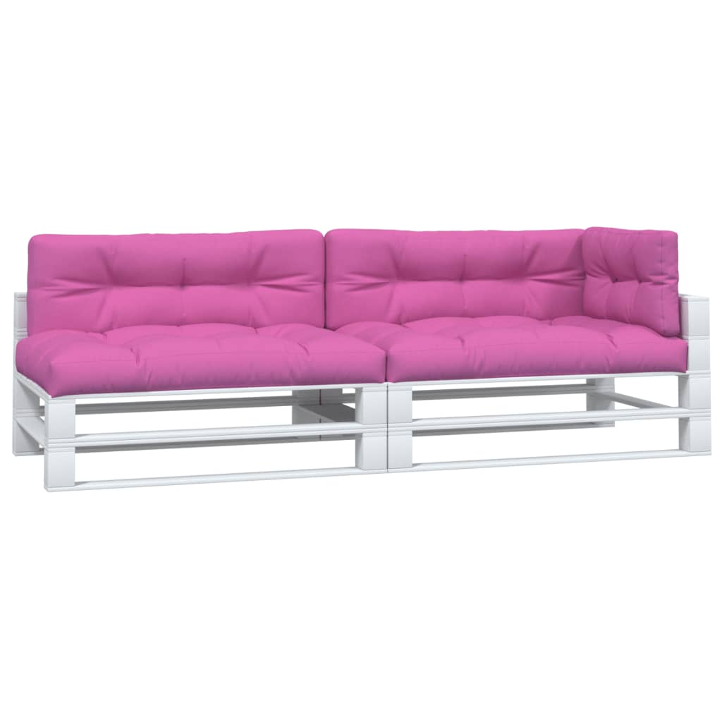 Cuscini per Pallet 5 pz Rosa in Tessuto - homemem39