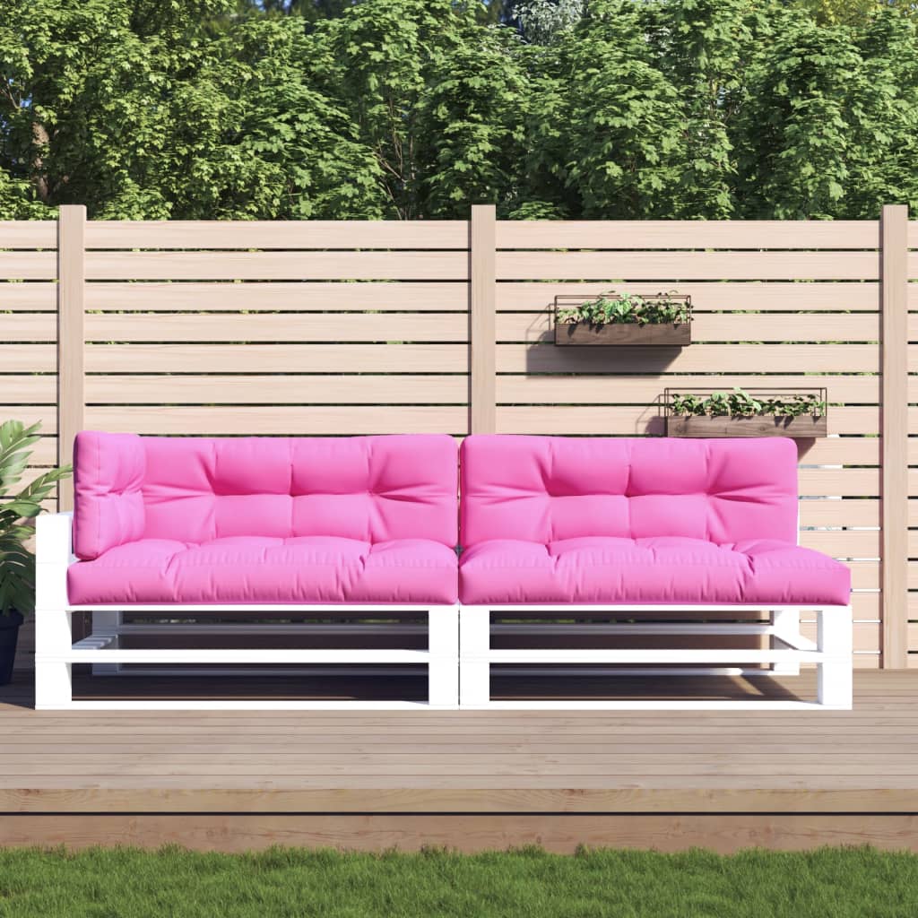 Cuscini per Pallet 5 pz Rosa in Tessuto - homemem39