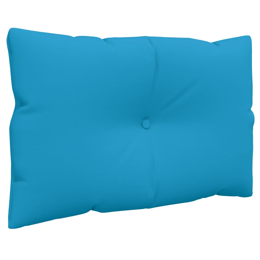Cuscini per Pallet 2 pz Blu in Tessuto