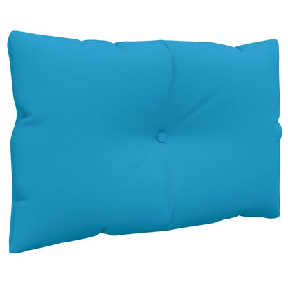 Cuscini per Pallet 2 pz Blu in Tessuto
