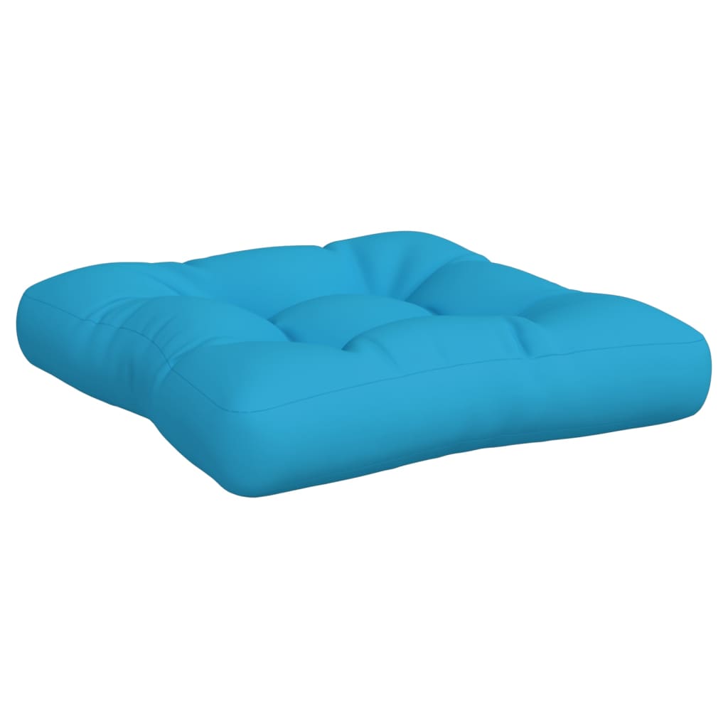 Cuscini per Pallet 2 pz Blu in Tessuto