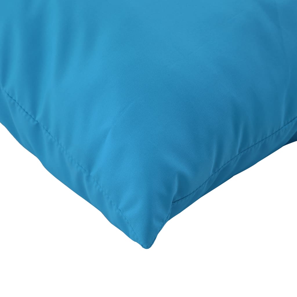 Cuscini per Pallet 2 pz Blu in Tessuto