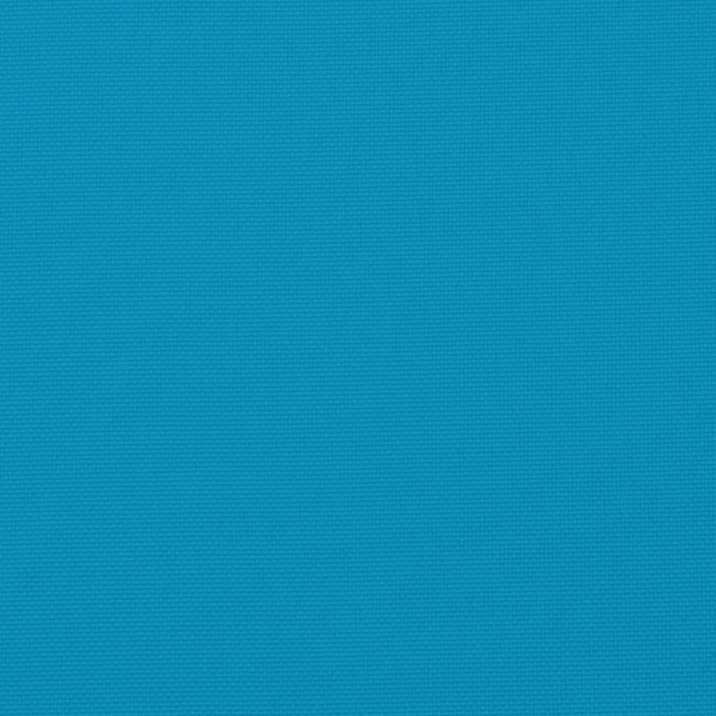 Cuscini per Pallet 2 pz Blu in Tessuto