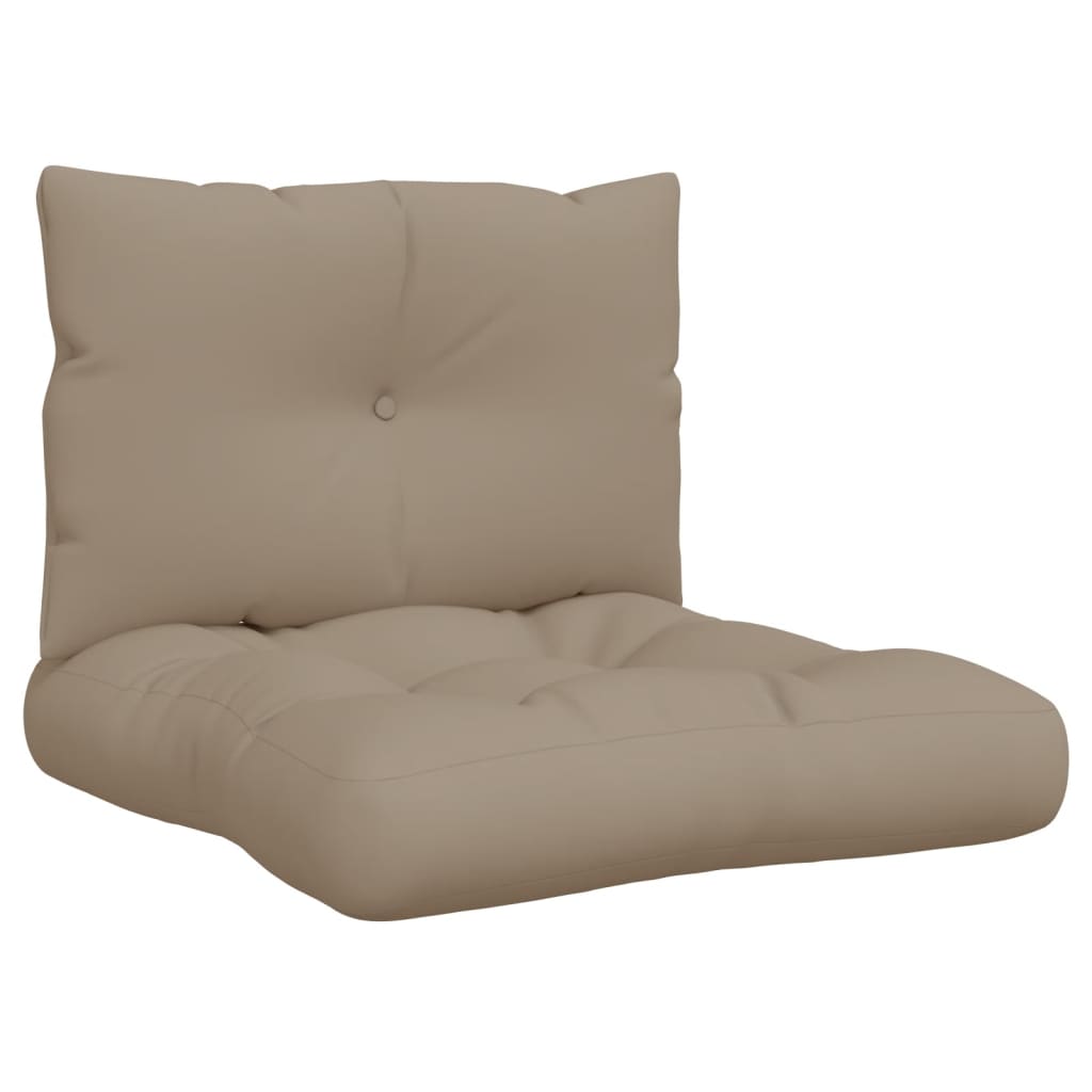 Cuscini per Pallet 2 pz Tortora in Tessuto | homemem39