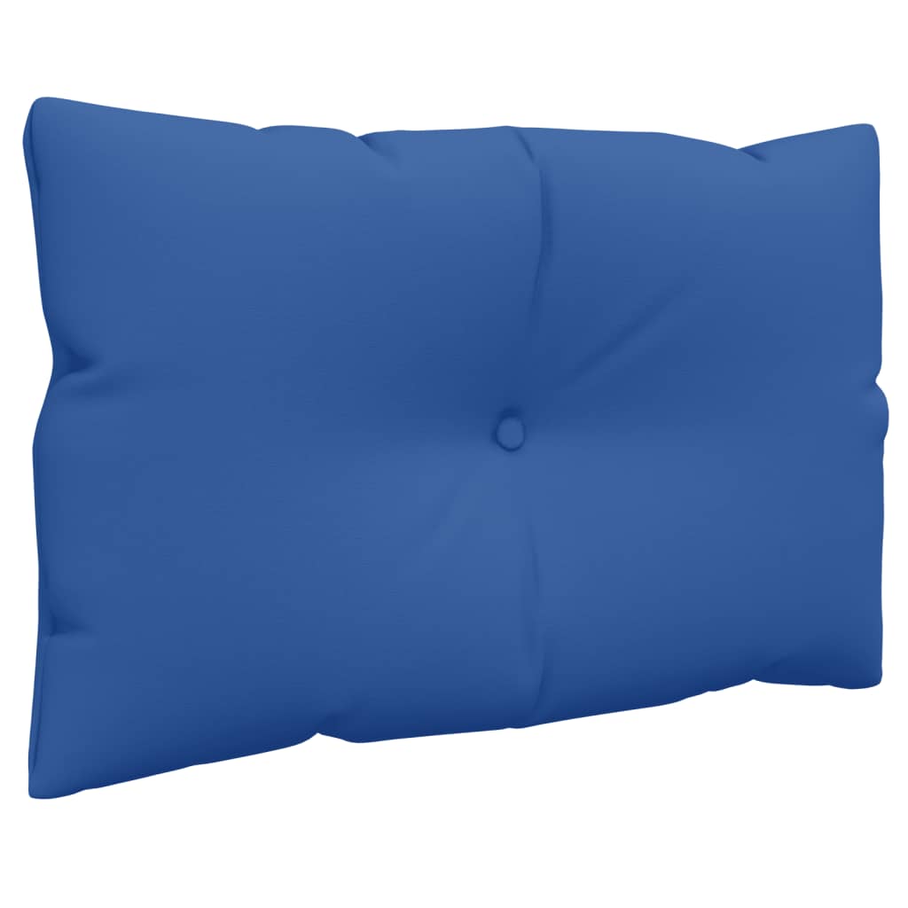 Cuscini per Pallet 2 pz Blu Reale in Tessuto
