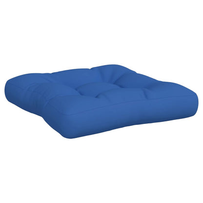 Cuscini per Pallet 2 pz Blu Reale in Tessuto
