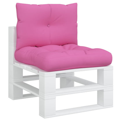 Cuscini per Pallet 2 pz Rosa in Tessuto Oxford - homemem39