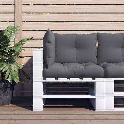 Cuscini per Pallet 3 pz Antracite in Tessuto | homemem39