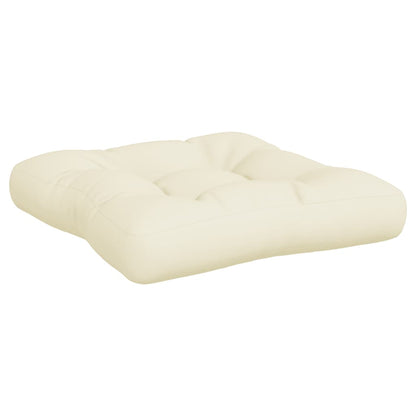 Cuscini per Pallet 3 pz Crema in Tessuto