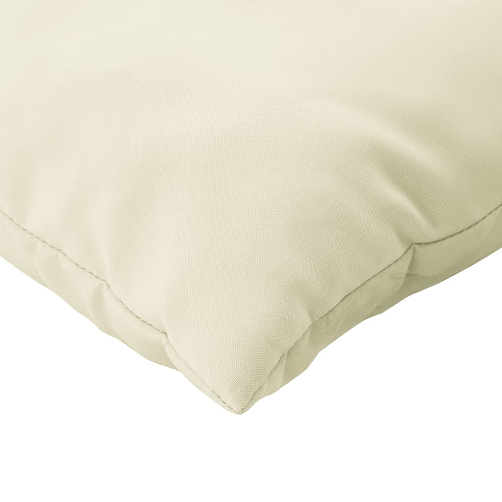 Cuscini per Pallet 3 pz Crema in Tessuto | homemem39