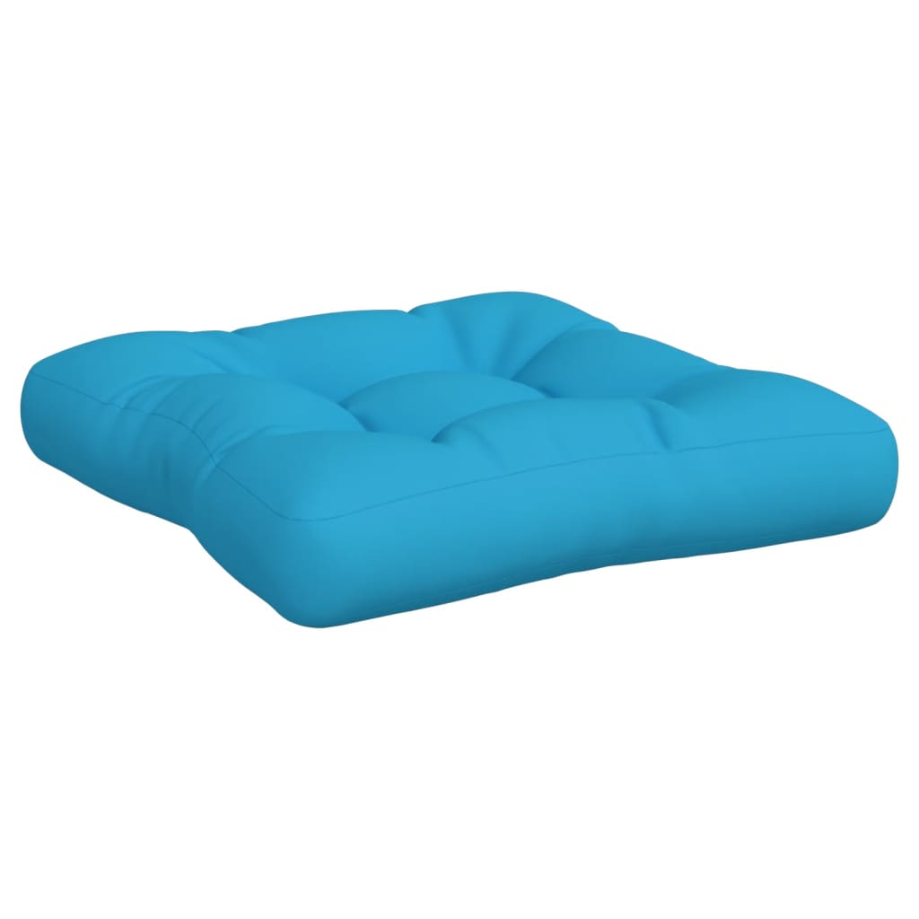 Cuscini per Pallet 3 pz Blu in Tessuto