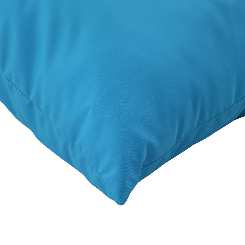 Cuscini per Pallet 3 pz Blu in Tessuto