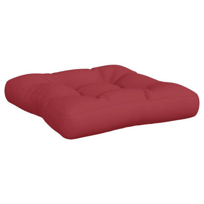 Cuscini per Pallet 3 pz Rosso Vino in Tessuto