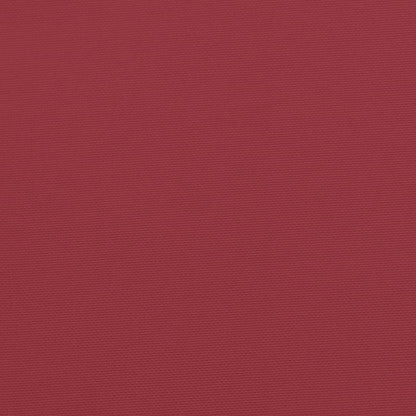 Cuscini per Pallet 3 pz Rosso Vino in Tessuto