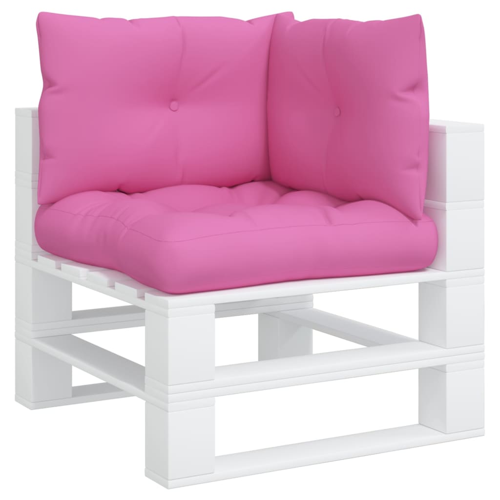 Cuscini per Pallet 3 pz Rosa in Tessuto Oxford