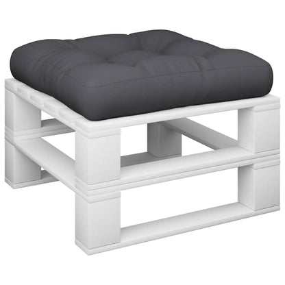 Cuscino per Pallet Nero 60x61,5x10 cm in Tessuto
