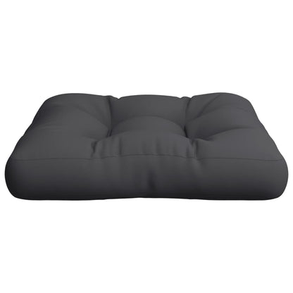 Cuscino per Pallet Nero 60x61,5x10 cm in Tessuto