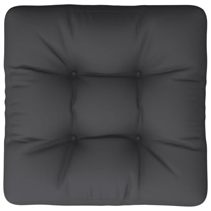 Cuscino per Pallet Nero 60x61,5x10 cm in Tessuto | homemem39