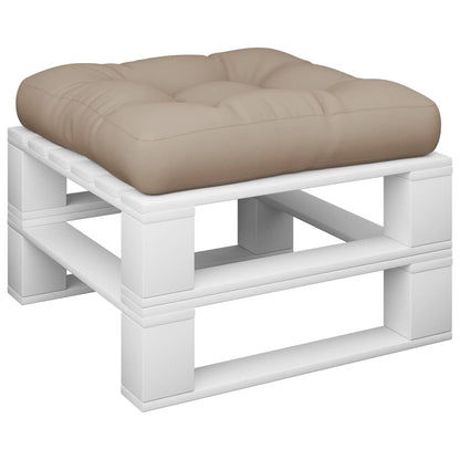 Cuscino per Pallet Tortora 60x61,5x10 cm in Tessuto | homemem39