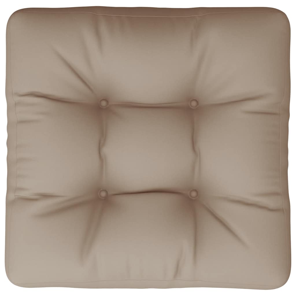 Cuscino per Pallet Tortora 60x61,5x10 cm in Tessuto | homemem39