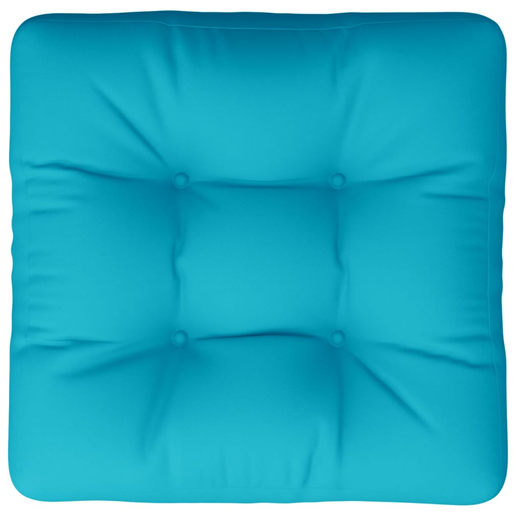 Cuscino per Pallet Turchese 60x61,5x10 cm in Tessuto Oxford