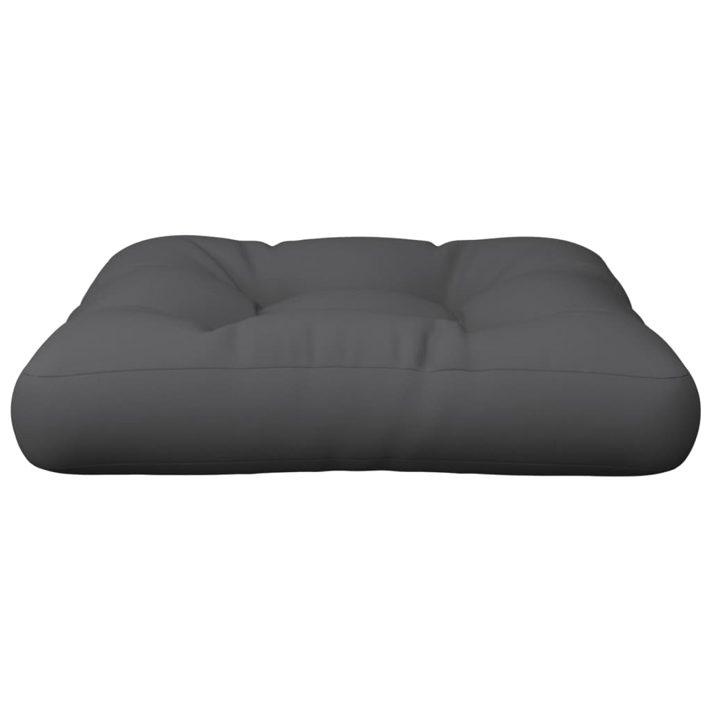 Cuscino per Pallet Antracite 58x58x10 cm in Tessuto