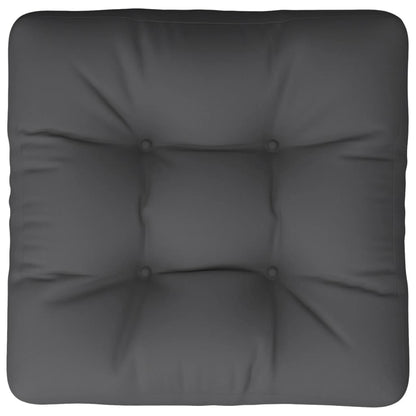 Cuscino per Pallet Antracite 58x58x10 cm in Tessuto