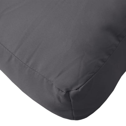 Cuscino per Pallet Antracite 58x58x10 cm in Tessuto