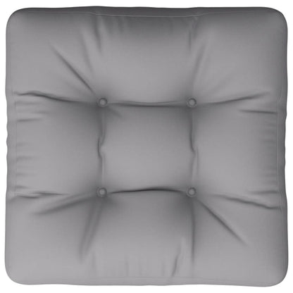 Cuscino per Pallet Grigio 58x58x10 cm in Tessuto