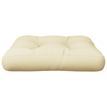 Cuscino per Pallet Crema 58x58x10 cm in Tessuto