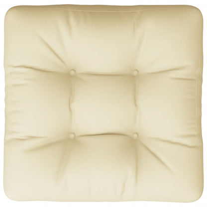 Cuscino per Pallet Crema 58x58x10 cm in Tessuto