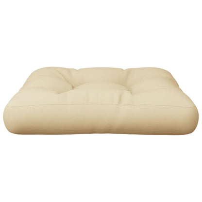 Cuscino per Pallet Beige 58x58x10 cm in Tessuto