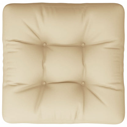Cuscino per Pallet Beige 58x58x10 cm in Tessuto