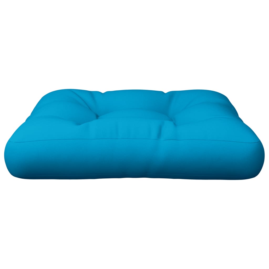 Cuscino per Pallet Azzurro 58x58x10 cm in Tessuto
