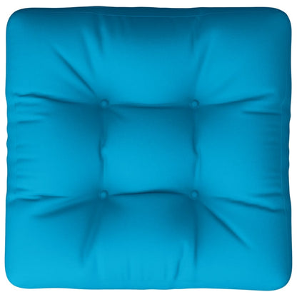 Cuscino per Pallet Azzurro 58x58x10 cm in Tessuto